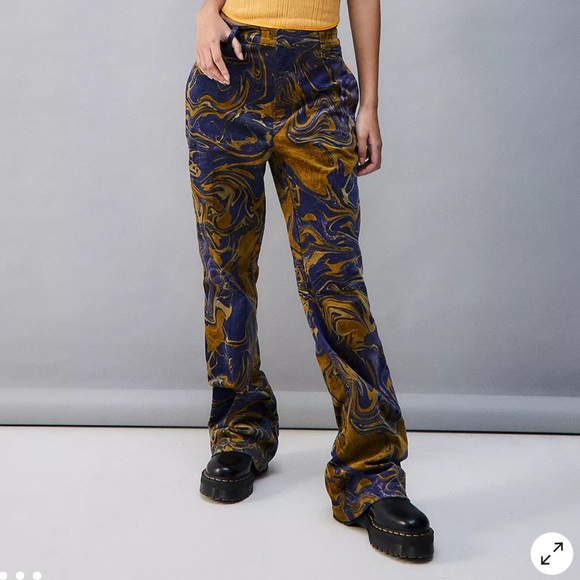 Urban Outfitters Pants - Urban Outfitters velvety flare pants